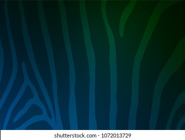 Dark Blue, Green vector natural elegant background. Sketchy hand drawn triangles on blurred background. The pattern can be used for heads of websites and designs.