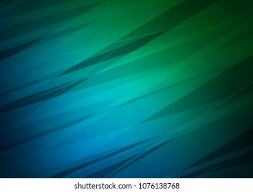 Dark Blue, Green vector natural elegant texture. Colorful illustration in abstract style with doodles and Zen tangles. The best blurred design for your business.