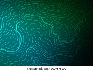 Dark Blue, Green vector natural elegant background. Creative illustration in blurred style with doodles and Zen tangles. The textured pattern can be used for website.