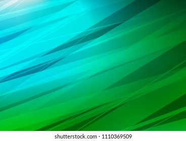 Dark Blue, Green vector natural elegant pattern. Sketchy hand drawn doodles on blurred background. A completely new template for your business design.