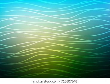 Dark Blue, Green vector natural elegant template. An elegant bright illustration with lines in Natural style. The doodle design can be used for your web site.