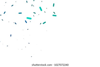 Dark Blue, Green vector pattern with rounded lines. Modern geometrical abstract illustration with staves. The pattern can be used for medical ad, booklets, leaflets