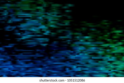 Dark Blue, Green vector pattern with narrow lines. Modern geometrical abstract illustration with staves. The pattern can be used for websites.