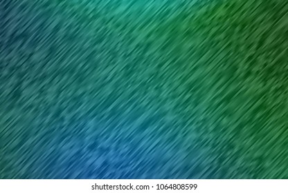 Dark Blue, Green vector pattern with narrow lines. Shining colored illustration with narrow lines. The pattern can be used as ads, poster, banner for commercial.
