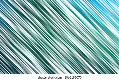 Dark Blue, Green vector pattern with narrow lines. Decorative shining illustration with lines on abstract template. Smart design for your business advert.