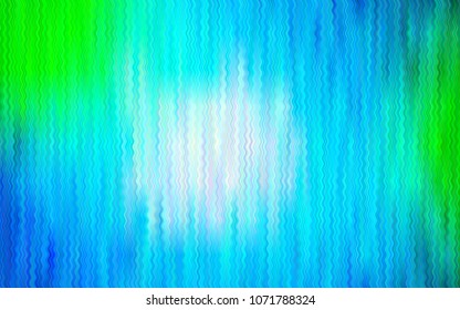 Dark Blue, Green vector pattern with liquid shapes. An elegant bright illustration with gradient. Marble style for your business design.