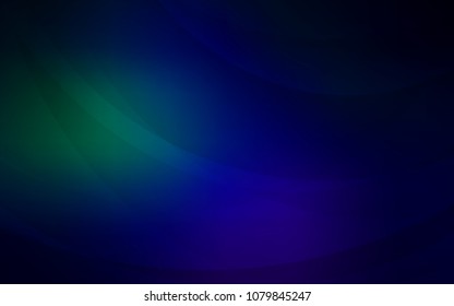 Dark Blue, Green vector pattern with lamp shapes. Geometric illustration in marble style with gradient.  A completely new template for your business design.