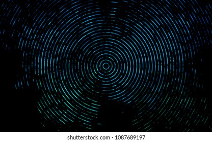 Dark Blue, Green vector pattern with bent ribbons. Creative illustration in halftone marble style with gradient. The best blurred design for your business.