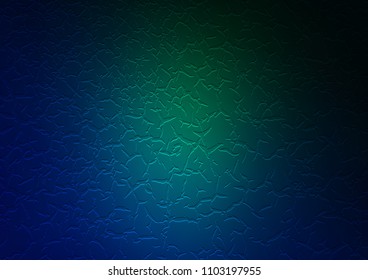 Dark Blue, Green vector pattern with bubble shapes. Creative geometric illustration in marble style with gradient. A completely new marble design for your business.