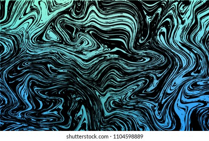 Dark Blue, Green vector pattern with lines, ovals. Shining illustration, which consist of blurred lines, circles. The best blurred design for your business.