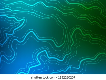 Dark Blue, Green vector pattern with narrow lines. Shining colored illustration with narrow lines. The pattern can be used for busines ad, booklets, leaflets