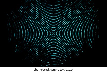 Dark Blue, Green vector pattern with bent ribbons. Glitter abstract illustration with wry lines. A completely new template for your business design.