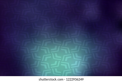 Dark Blue, Green vector pattern with lamp shapes. Geometric illustration in marble style with gradient.  Marble style for your business design.