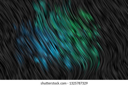 Dark Blue, Green vector pattern with lamp shapes. An elegant bright illustration with gradient. Marble design for your web site.
