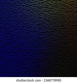 Dark Blue, Green vector pattern with wry lines. Colorful geometric sample with gradient curves.  Pattern for websites, landing pages.
