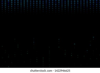 Dark Blue, Green vector pattern with colorful hexagons. Simple background with colorful hexagons. Pattern for ads, leaflets.