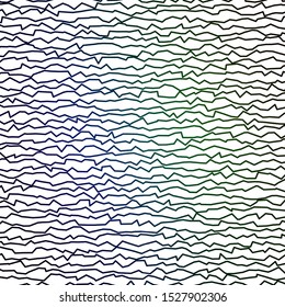 Dark Blue, Green vector pattern with curved lines. Gradient illustration in simple style with bows. Pattern for websites, landing pages.