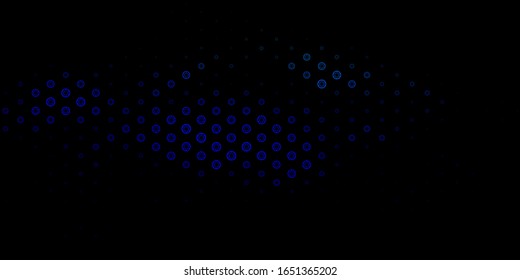 Dark Blue, Green vector pattern with magic elements. Abstract illustration with gothic gradient shapes. Simple design for occult depiction.