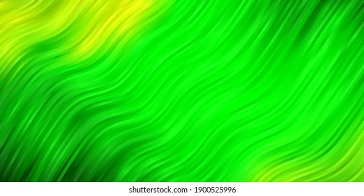 Dark Blue, Green vector pattern with curved lines. Bright sample with colorful bent lines, shapes. Pattern for booklets, leaflets.