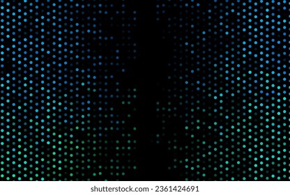 Dark Blue, Green vector pattern with spheres. Blurred decorative design in abstract style with bubbles. Design for posters, banners.