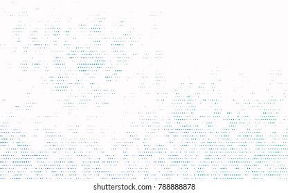 Dark Blue, Green vector pattern with colored spheres. Geometric sample of repeating circles on white background in halftone style.