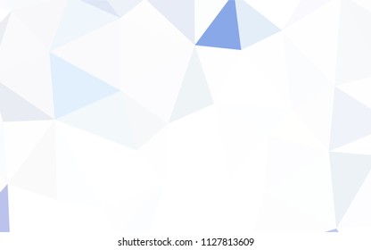 Dark Blue, Green vector polygon abstract backdrop. Creative geometric illustration in Origami style with gradient. New template for your brand book.