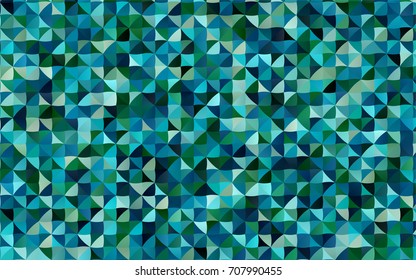 Dark Blue, Green vector polygon abstract background. Brand-new colored illustration in blurry style with gradient. The completely new template can be used for your brand book.