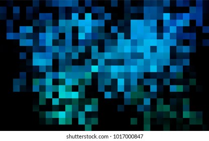 Dark Blue, Green vector polygonal illustration consisting of rectangles. Rectangular design for your business. Creative geometric background in origami style with gradient.