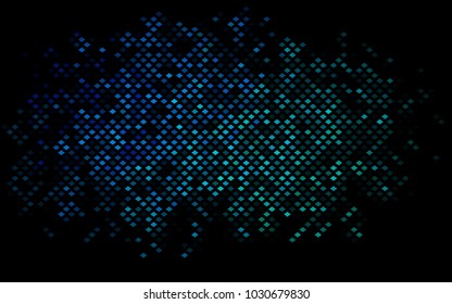 Dark Blue, Green vector polygonal illustration, which consist of rectangles. Rectangular pattern for your business design. Geometric background in Origami style with gradient. 