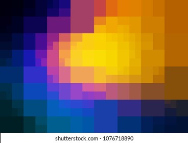 Dark Blue, Green vector polygonal illustration, which consist of rectangles. Rectangular design for your business. Creative geometric background in Origami style with gradient