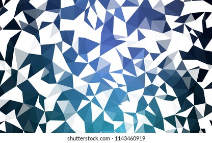 Dark Blue, Green vector polygonal template. Creative geometric illustration in Origami style with gradient. A new texture for your web site.