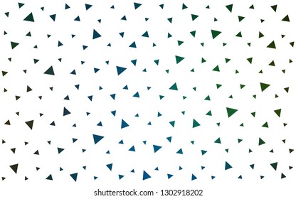 Dark Blue, Green vector  polygonal template. Colorful illustration in polygonal style with gradient. Best triangular design for your business.