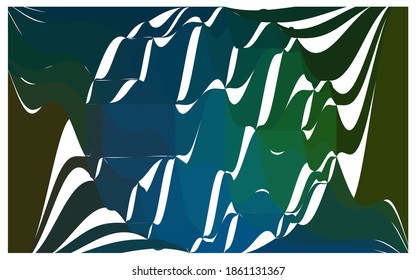 Azul oscuro, ilustración poligonal vectorial verde, que consiste en triángulos con una piedra gemela en el centro. Diseño triangular de un enorme diamante para tu negocio. Fondo geométrico creativo de las gemas.