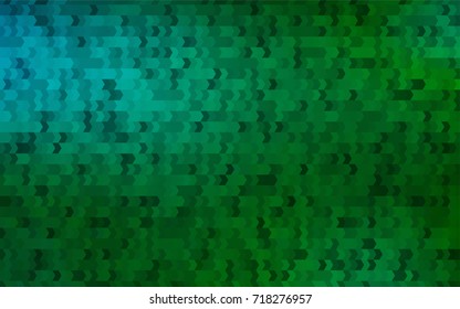 Dark Blue, Green vector polygonal illustration consisting of rectangles. Rectangular design for your business. Creative geometric background in origami style with gradient.