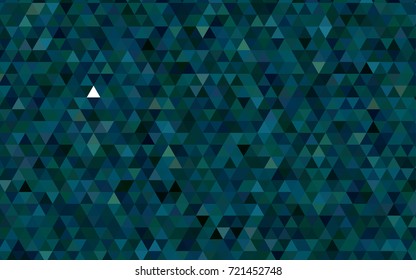 Dark Blue, Green vector polygonal pattern. A completely new color illustration in a vague style. A completely new template for your business design.