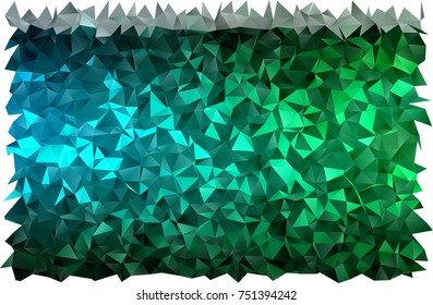 Dark Blue, Green vector polygonal background. A completely new color illustration in a vague style. Brand-new design for your business.