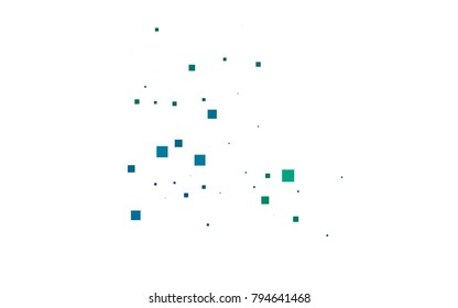 Dark Blue, Green vector polygonal illustration, which consist of rectangles. Rectangular pattern for your business design. Geometric background in Origami style with gradient. 