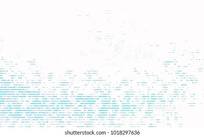 Dark Blue, Green vector red pattern of geometric circles, shapes. Colorful mosaic banner. Geometric background with colored disks.