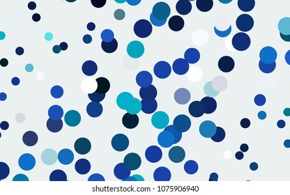 Dark Blue, Green vector red pattern of geometric circles, shapes. Colorful mosaic banner. Geometric background with colored disks.