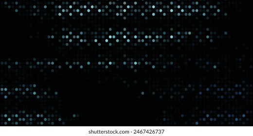 Dunkelblau, Grün Vektorgrafik Rot Muster der geometrischen Kreise, Formen. Bunter Mosaik-Banner. Geometrischer Hintergrund mit farbigen Scheiben.