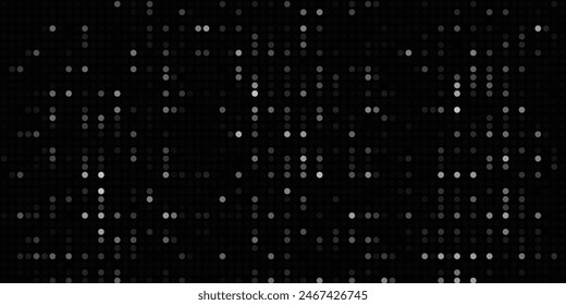Dunkelblau, Grün Vektorgrafik Rot Muster der geometrischen Kreise, Formen. Bunter Mosaik-Banner. Geometrischer Hintergrund mit farbigen Scheiben.