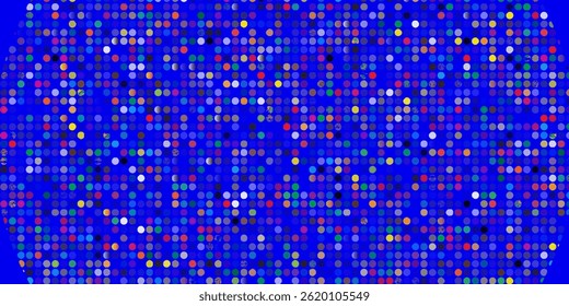 Dark Blue, Green vector red pattern of geometric circles, shapes. Colorful mosaic banner. Geometric background with colored disks.