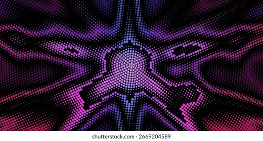Dark Blue, Green vector red pattern of geometric circles, shapes. Colorful mosaic banner. Geometric background with colored disks.