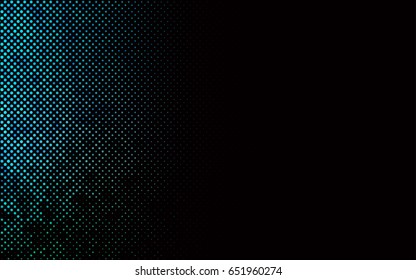 Dark Blue, Green vector red pattern of geometric circles, shapes. Colorful mosaic banner. Geometric background with colored disks.