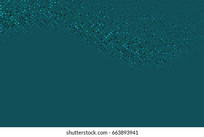 Dark Blue, Green vector red pattern of geometric circles, shapes. Colorful mosaic banner. Geometric background with colored disks.