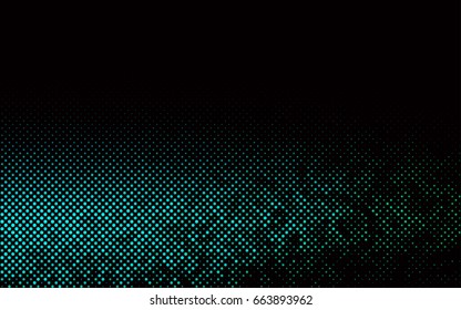 Dark Blue, Green vector red pattern of geometric circles, shapes. Colorful mosaic banner. Geometric background with colored disks.