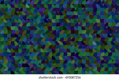 Dark Blue, Green vector red pattern of geometric circles, shapes. Colorful mosaic banner. Geometric background with colored disks.