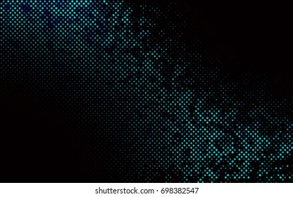 Dark Blue, Green vector red pattern of geometric circles, shapes. Colorful mosaic banner. Geometric background with colored disks.