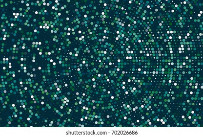 Dark Blue, Green vector red pattern of geometric circles, shapes. Colorful mosaic banner. Geometric background with colored disks.