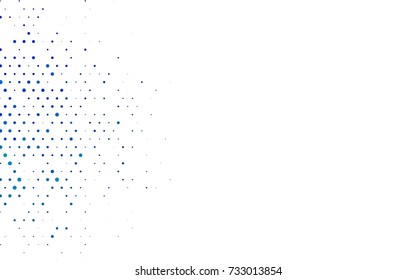 Dark Blue, Green vector red banner with set of circles, dots. Donuts Background. Creative Design Template. Technological halftone illustration.